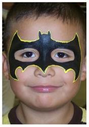 batman face painting